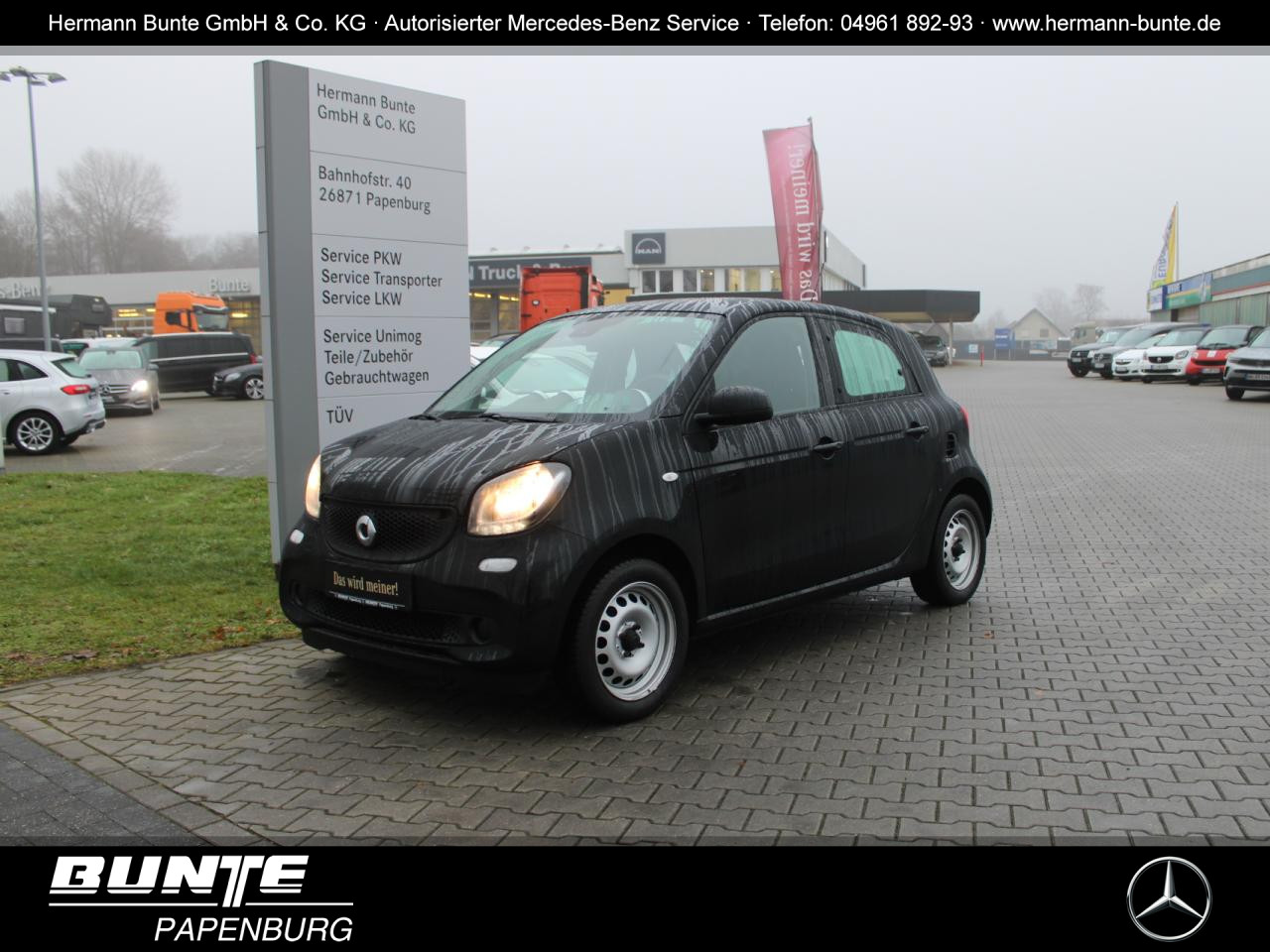 SMART smart forfour 1,0 +Klimaautomatik+SHZ+el.Spiegel
