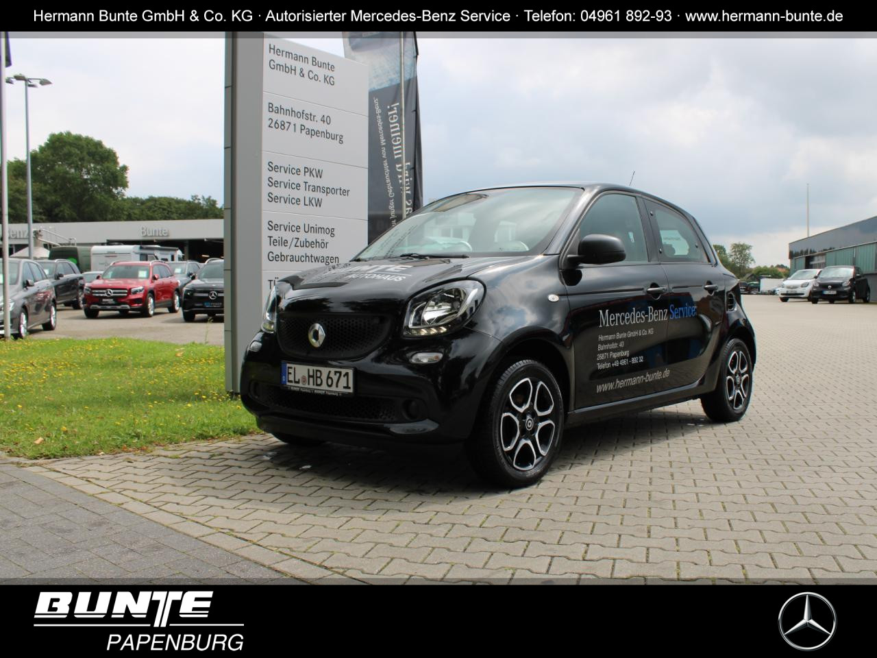SMART smart forfour tubo 90PS+Tempomat+Klimaautomatik+