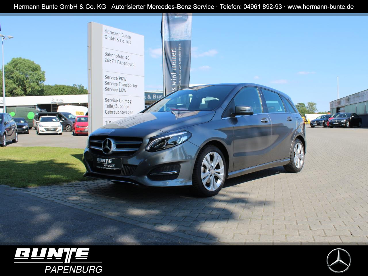 MERCEDES-BENZ B 180 7G-DCT Urban+LED+NAVI+AHK+GRA+Regensensor+