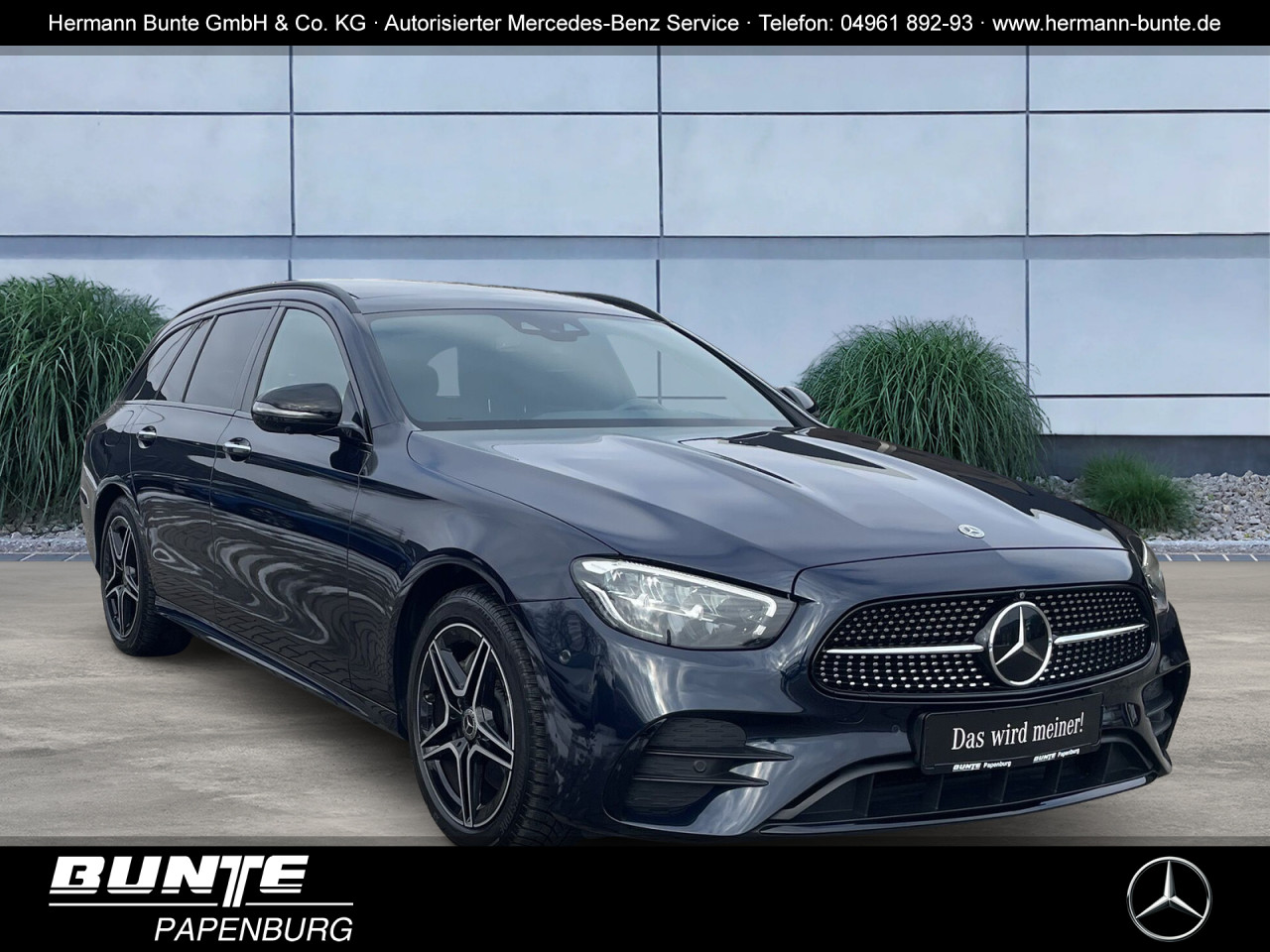 MERCEDES-BENZ E 220 d T AMG/PANO/BURMESTER/KEY/DISTR/360°MEM