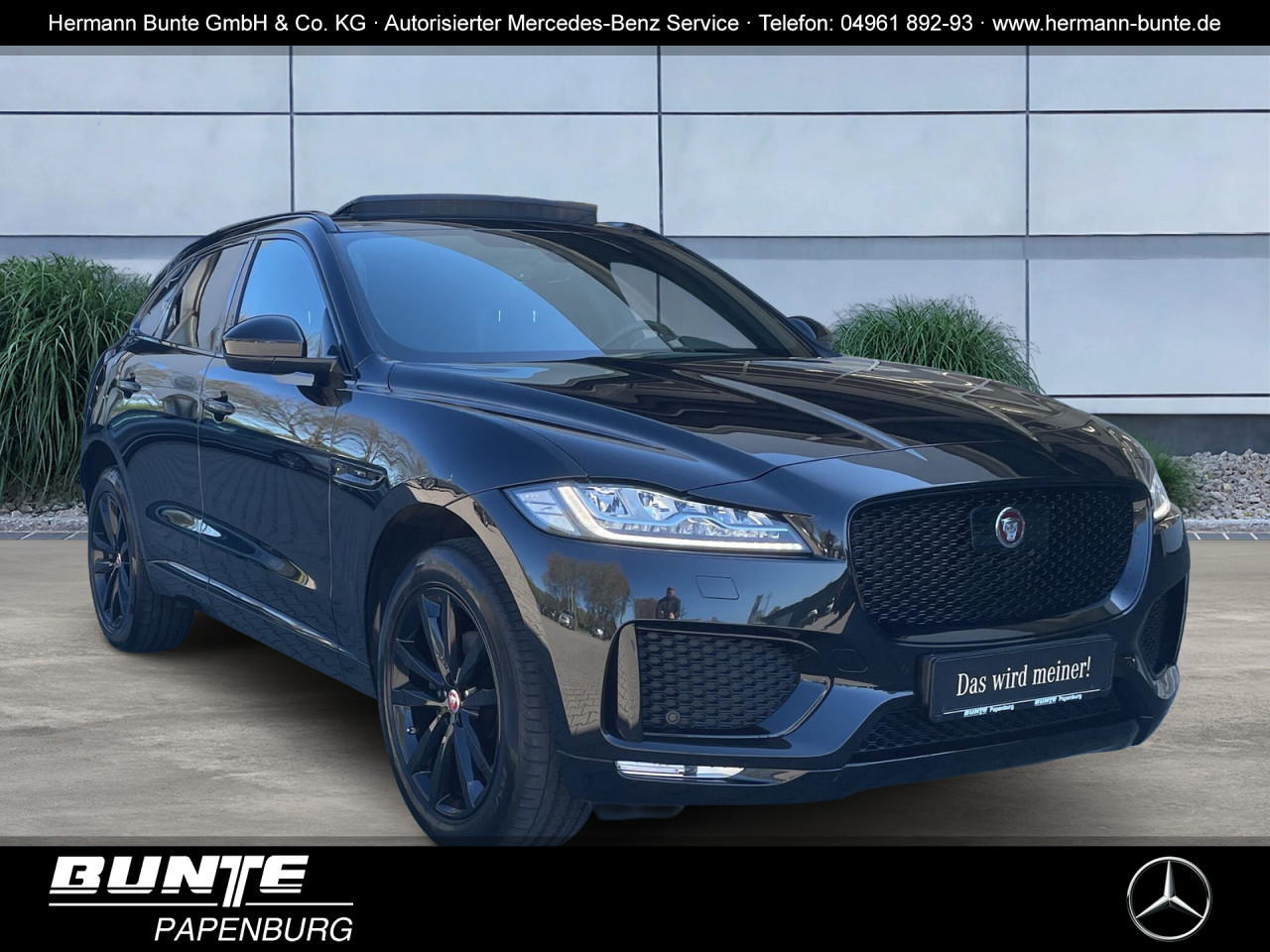 JAGUAR F-Pace 20d AWD CHEQUERED FLAG/PANO/AHK/ILS/KEY LED